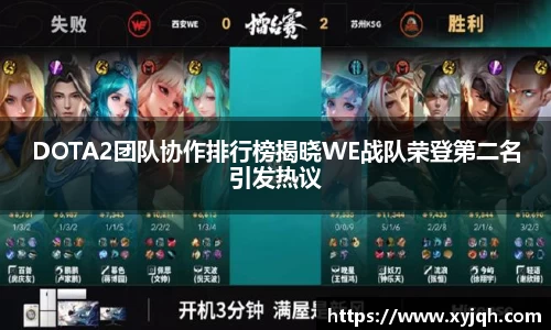 DOTA2团队协作排行榜揭晓WE战队荣登第二名引发热议