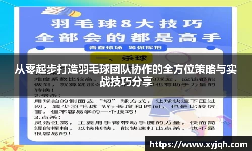 从零起步打造羽毛球团队协作的全方位策略与实战技巧分享