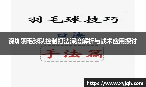 深圳羽毛球队控制打法深度解析与战术应用探讨
