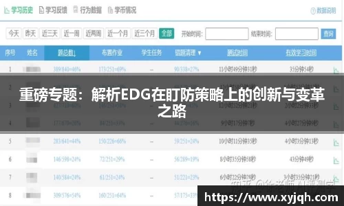 重磅专题：解析EDG在盯防策略上的创新与变革之路